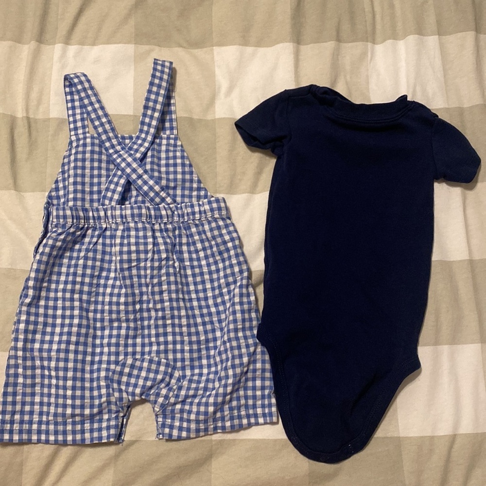 Carters 6M overalls set - Picture 2 of 4